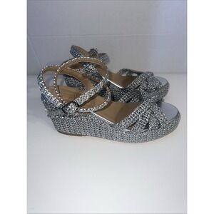 Jennifer Tattanelli Wedge Sandals Size U.S. 7.5 Cocktail Party Designer Luxury